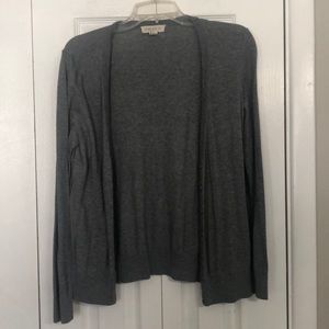 Gray cardigan